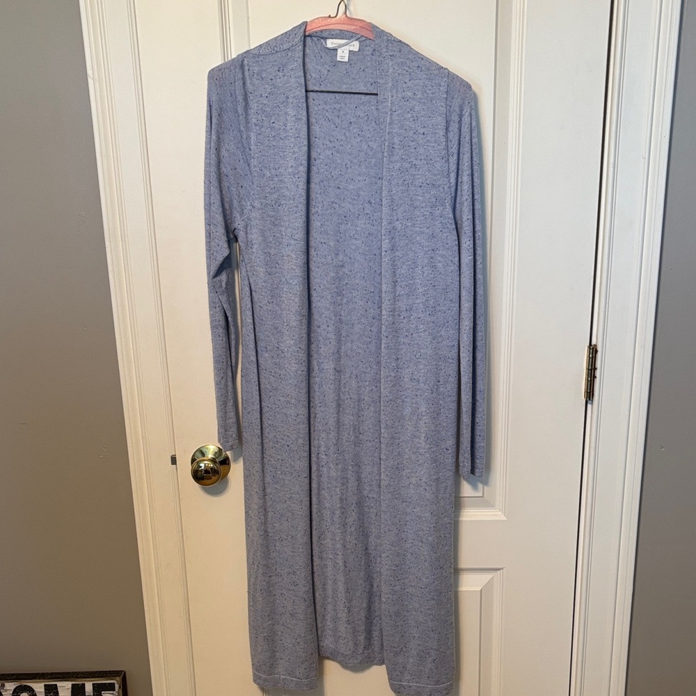 Charter Club Light Blue Long Cardigan